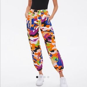 New! Camo Cargo Joggers